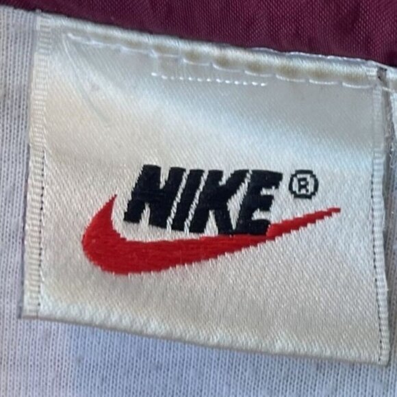 Nike Jacket Large Windbreaker Vintage Nylon Storm Flap Zip Hooded Swoosh Track - Picture 9 of 11